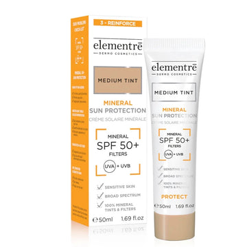 ELEMENTRE MINERAL SUN PROTECTION SPF50+ MEDIUM - 50ML