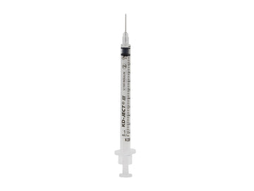 INSULINSPRUTA KD-JECT 3-KOMP 1ML 30G 12MM 100STK