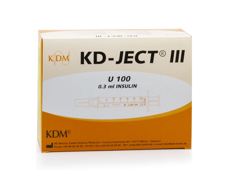INSULINSPRUTA KD-JECT 3-KOMP 0.3ML 30G 8MM 100STK