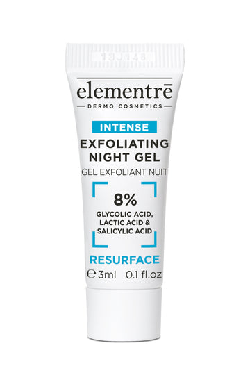 ELEMENTRE 8% EXFOLATING NIGHT GEL SAMPLE 3ML