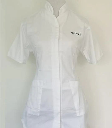 Behandlings uniform- Jakke - Dame hvit S