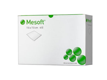 KOMPRESS MESOFT NONWOVEN 7.5X7.5CM 4 LAGER 300STK
