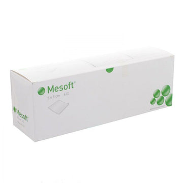 5X5cm KOMPRESS NONWOVEN 4 LAGER MESOFT