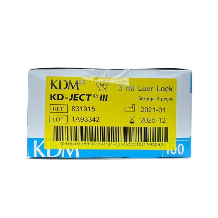 SPRUTA LUERLOCK 3KOMP KD-JECT (3ML GRAD 0,1) 100ST