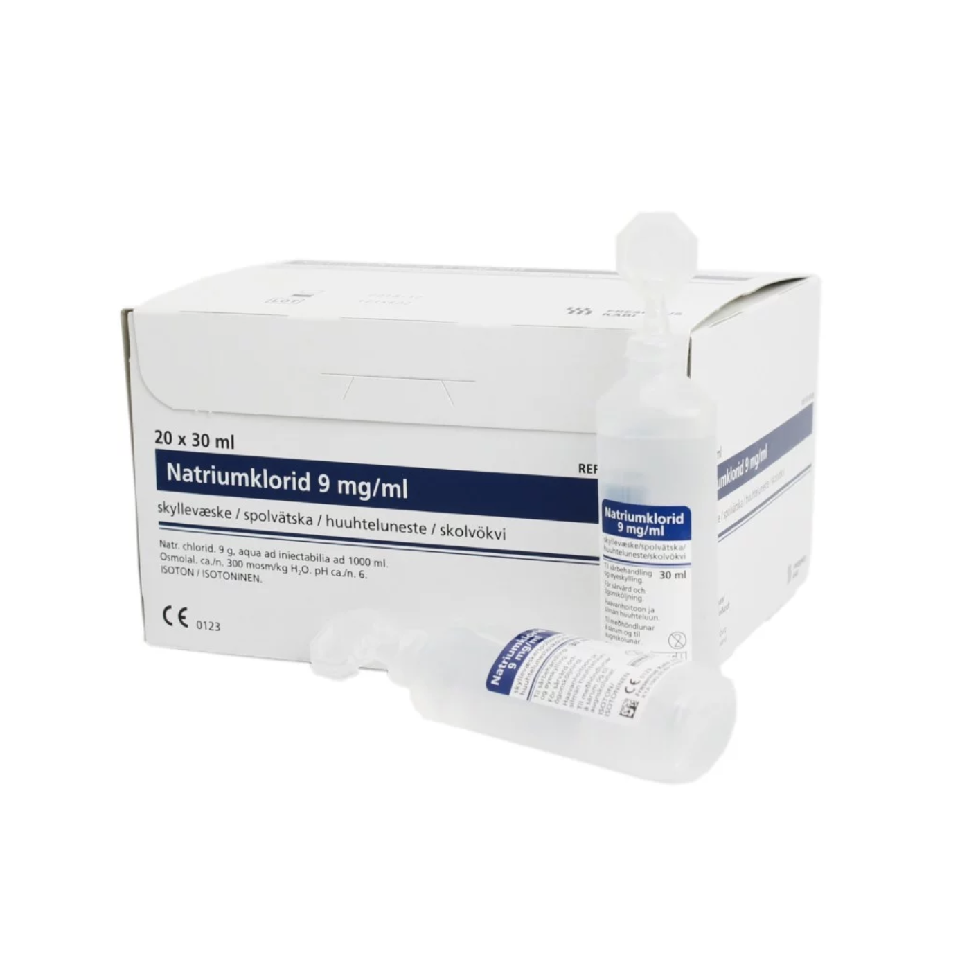 Koksaltløsning Microspol (30ml ampuller) 20 stk
